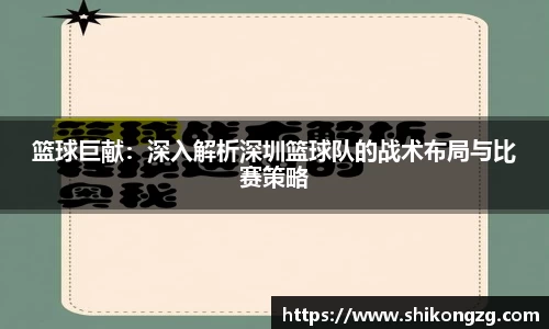 篮球巨献：深入解析深圳篮球队的战术布局与比赛策略